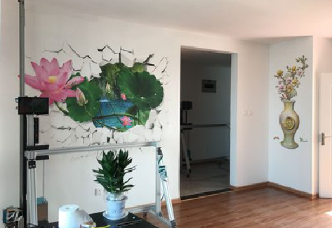 颍上墙体彩绘相比墙纸的优势。