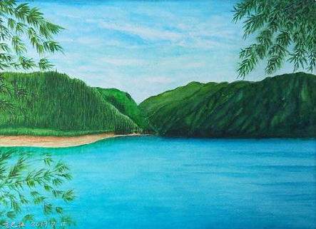 颍上在墙绘中，如何绘画绿水青山？