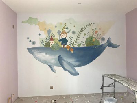 颍上手绘墙的特点及优势。