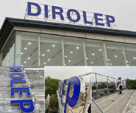 颍上楼顶发光字安装的注意事项。